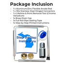 Aluminum Zinc Anode Rod Plus Removal/Installation Complete Kit