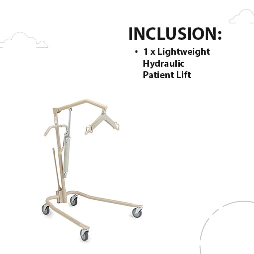 Lightweight Hydraulic Patient Lift