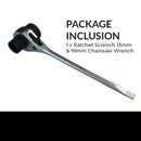 Dual Socket Ratcheting Chainsaw Wrench