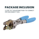 3/8" to 1" Adjustable Push-to-Connect Pipe Disconnect Tool
