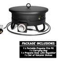 Portable Propane Gas Fire Pit