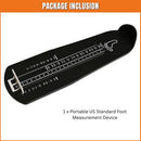 Portable US Standard Foot Measurement Device