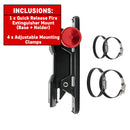 Quick Release Fire Extinguisher Mount