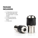 Ratcheting Tap Socket Set with Adjustable Jaws