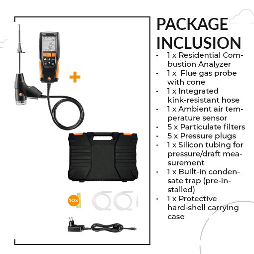 Residential Combustion Analyzer Kit