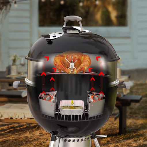 Stainless Steel Rotisserie Ring Kit
