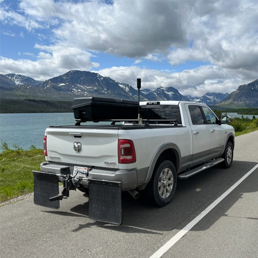 Universal Hitch Mount Rubber Towing Mud Flaps