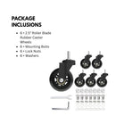 Universal Silent Creeper Caster Wheels Replacement