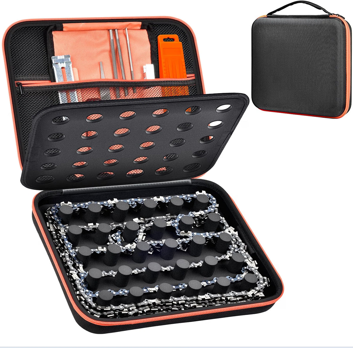 Anti-Tangle Chainsaw Chain Storage Case