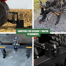 3-Point Quick Hitch with 2" Receiver & Extra Versatile Adapter