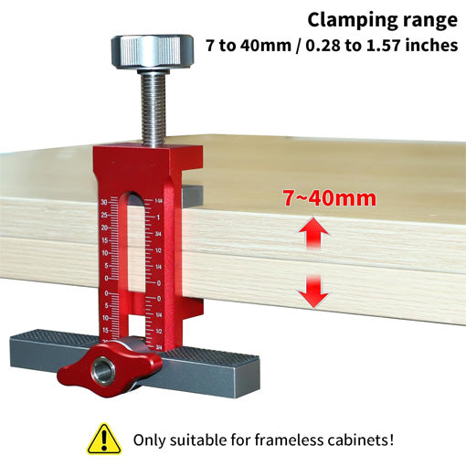 2-in-1 Adjustable Cabinet Door Installation Positioner