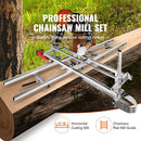 Chainsaw Mill and Rail Mill Guide System Complete Kit