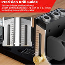Pocket Hole Jig Kit with Quick Clamp and Dust Collection