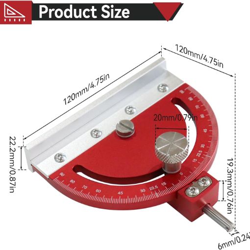 Multi-Angle Drill Press Protractor Square