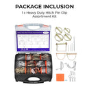 Heavy Duty Hitch Pin Clip Assortment Kit