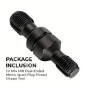M14 M18 Dual-Ended Metric Spark Plug Thread Chaser Tool