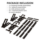 4-way Pressure Clamp Set