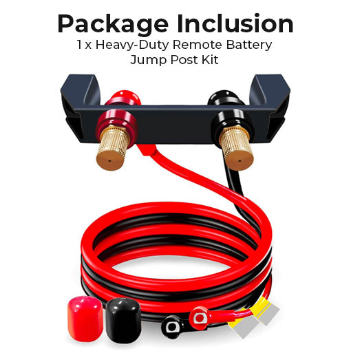 Heavy-Duty Remote Battery Jump Post Kit