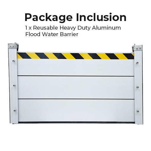 Reusable Heavy Duty Aluminum Flood Water Barrier