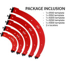 Router Radius Jig & Corner Routing Guide Set