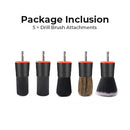 Car Detail Drill Brush Attachment Set