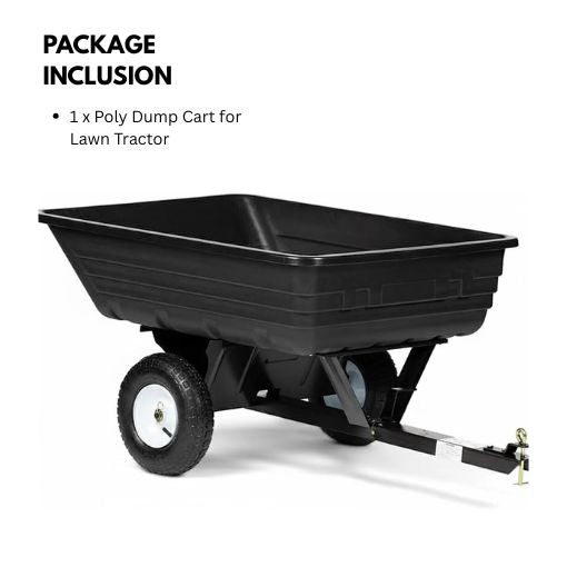 Poly Dump Cart for Lawn Tractor