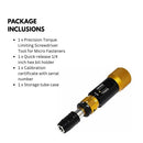 Precision Torque Limiting Screwdriver Tool for Micro Fasteners