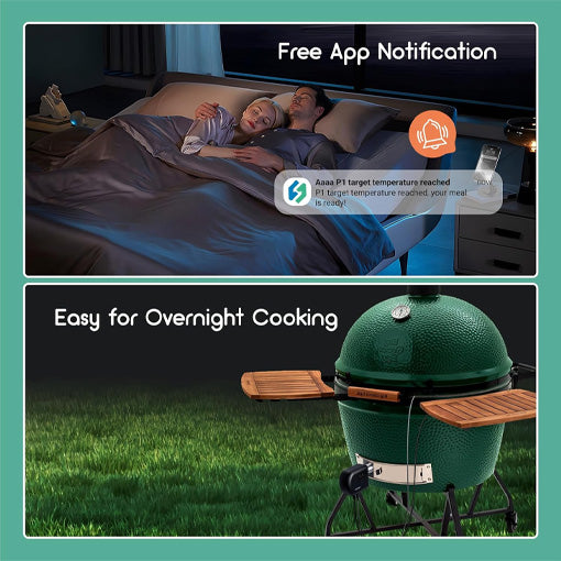 Wi-Fi & Bluetooth BBQ Smoker Temperature Controller