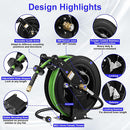 Auto-Retractable Pressure Washer Hose Reel