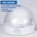 Automatic Cap Cleaner with Steam and Dry