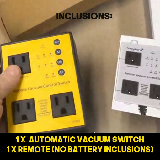 Automatic Vacuum Switch with Remote