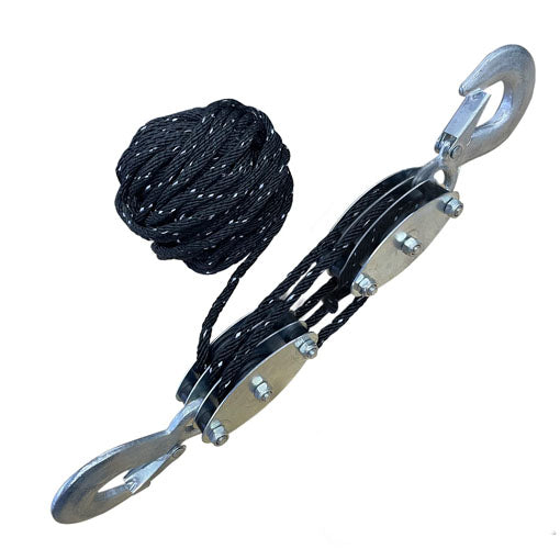 Block and Tackle Pulley System for Lifting