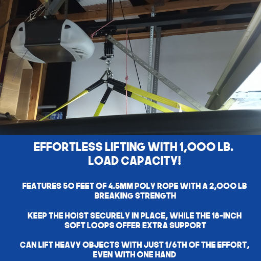 Block and Tackle Pulley System for Lifting