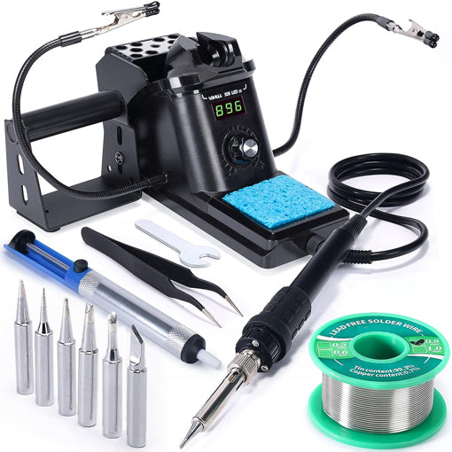 Compact Soldering Iron Station Kit