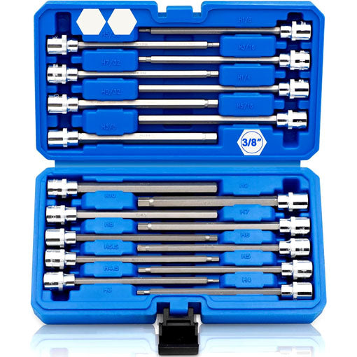 Extra Long Allen Hex Bit Socket Set