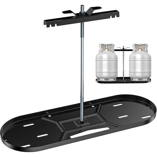 RV Dual Propane Tank Mounting Rack