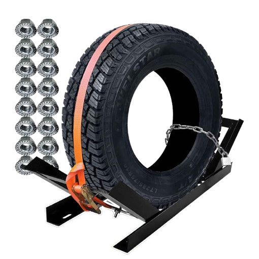 Semi Truck Spare Tire Rack