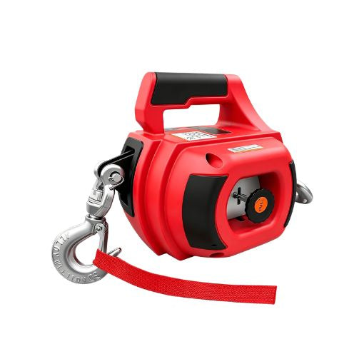 Drill-Powered Portable Winch with Steel Wire Rope