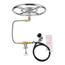 Fire Pit Stainless Steel Burner Ring Installation Kit