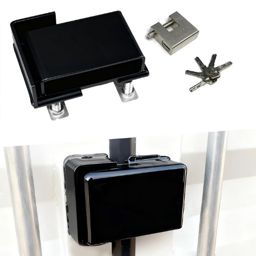 Heavy-Duty Bolt-On Shipping Container Lock Box