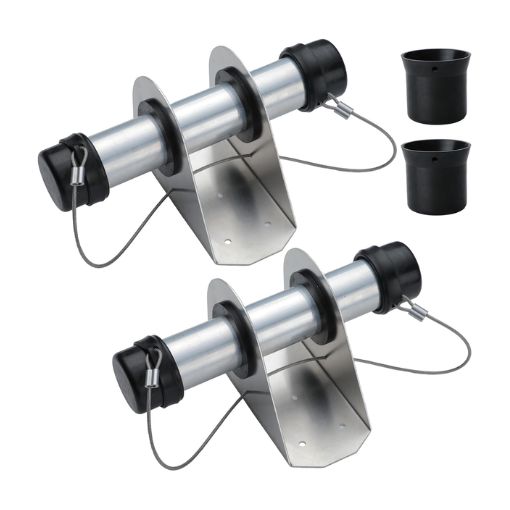 2-Pack Bolt-On Waterproof Trailer Registration Holder