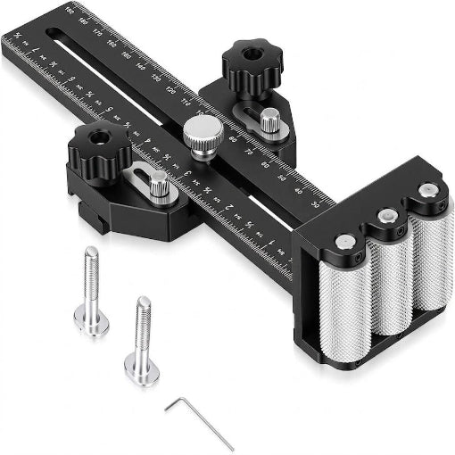 Universal 3-Roller Thin Rip Jig Table Saw Jig Guide