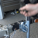 Bolt-On Trailer Jack with Dual Wheels