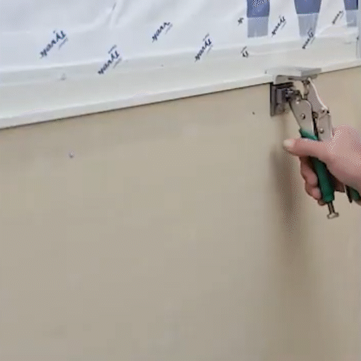 Clamp Panel Siding Installation Tool