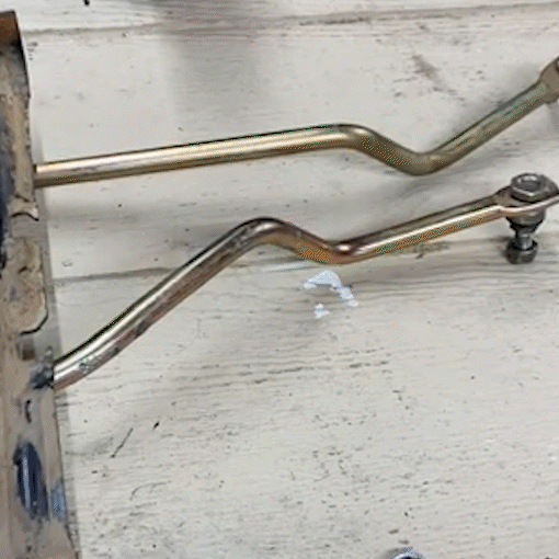 Mower/Tractor Adjustable Steering Drag Link Replacement Set