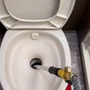 RV Black Tank Cleaner Swivel Wand with Shut-Off Valve