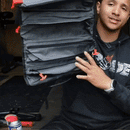 Durable Roll-Up Tool Bag Organizer