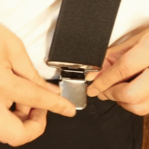 2-Inch Adjustable Pin Clip Suspenders