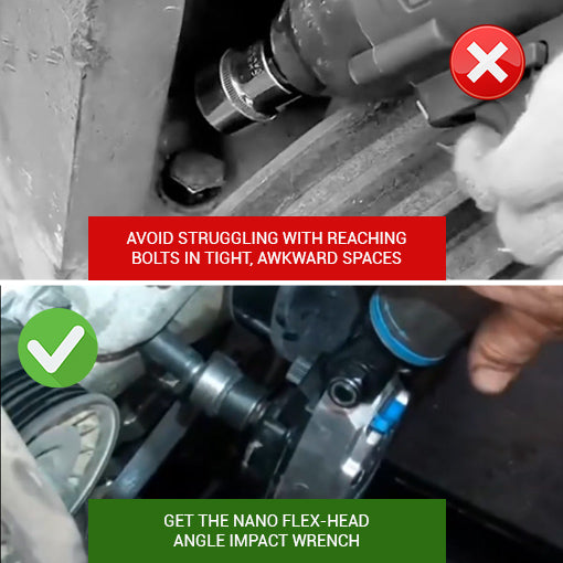 Nano Flex-Head Angle Impact Wrench