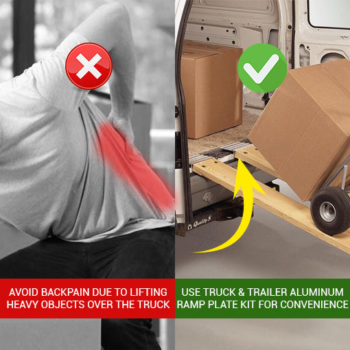 Truck & Trailer Aluminum Ramp Plate Kit ~ 2simpleagency.com